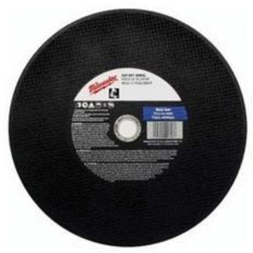 General Purpose Cut-Off Wheels, 14" x 3/32", 1" Arbor, Type 1, Aluminum Oxide, 4365 RPM NTL Industrial