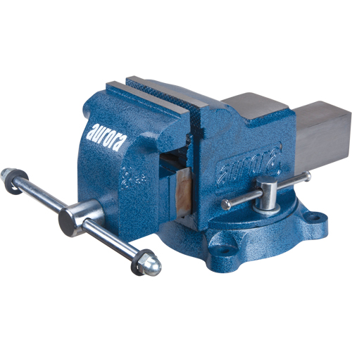 Heavy-Duty Bench Vise, 4" Jaw Width NTL Industrial