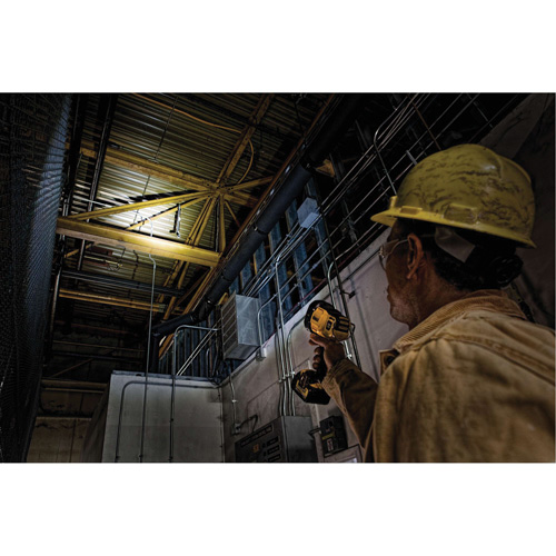 Max Cordless Jobsite Spotlight, LED, 1000 Lumens, Rechargeable Batteries NTL Industrial