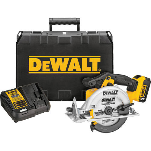 Max Circular Saw Kit, 6-1/2", 20 V NTL Industrial