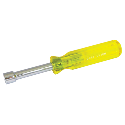 Nut Driver, 10 mm Drive, 6" L, Non Magnetic NTL Industrial