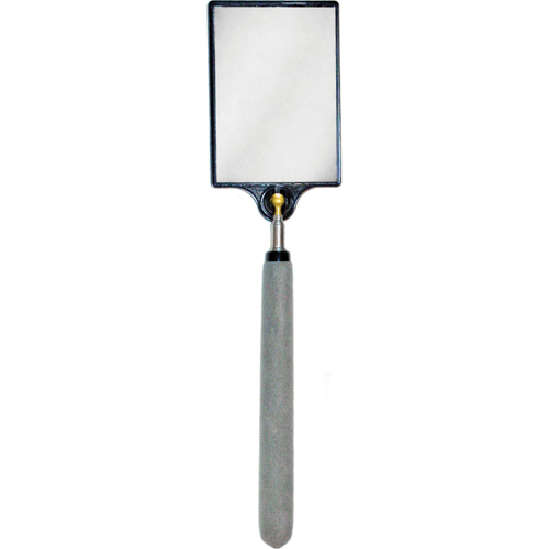 Inspection Mirror, Rectangular, 3-1/2" L x 2-1/2" W, Telescopic NTL Industrial