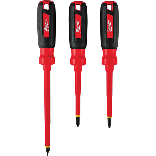 Insulated Screwdriver Kit, 1000 V, 3 Pcs NTL Industrial