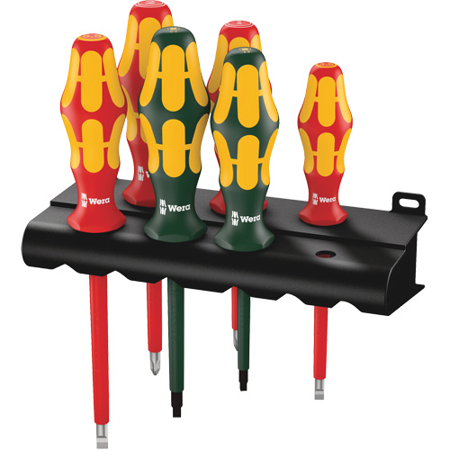 160 i / 168 i /6 VDE Insulated Screwdriver Set, 1000 V, 6 Pcs NTL Industrial