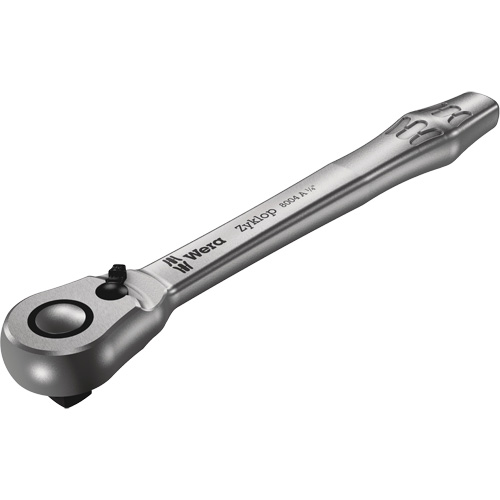 Zyklop Metal 1/4 Metal Ratchet with switch lever, 1/4" Drive, Plain Handle NTL Industrial