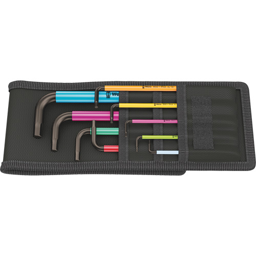 Jeu de cl&eacute;s hexagonales Plus avec pochette, 9 mcx, Imp&eacute;rial NTL Industrial