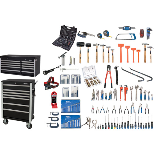 Ultimate Tool Set with Steel Chest and Cart, 358 Pieces NTL Industrial