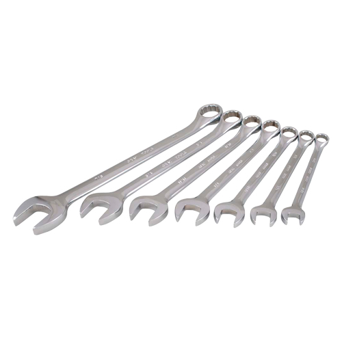 Wrench Set, Combination, 7 Pieces, Imperial NTL Industrial