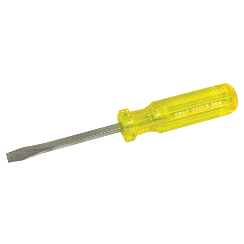 Tournevis fendu, 1/4", 8-1/4" lo, Prise Plastique NTL Industrial