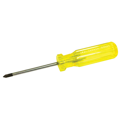 Phillips Screwdriver, #1, 6-3/4" L, Plastic Handle NTL Industrial