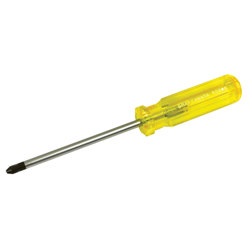 Phillips Screwdriver, #3, 10" L, Plastic Handle NTL Industrial