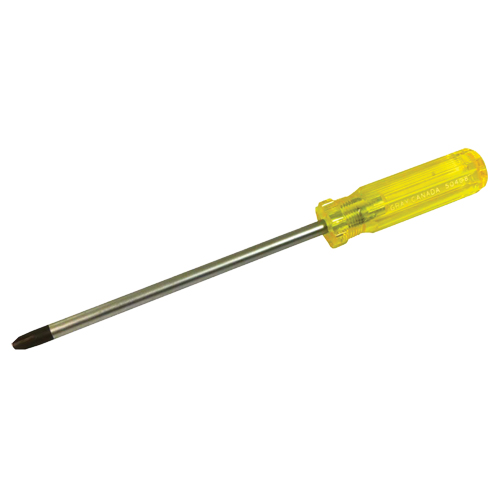 Phillips&reg; Screwdriver, #2, 8-1/4" L, Plastic Handle NTL Industrial