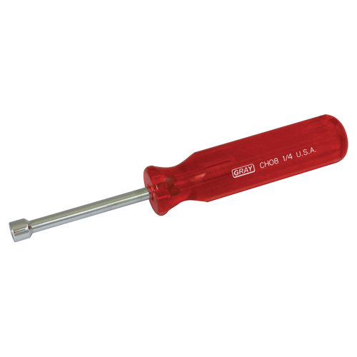 Nut Driver, 1/4" Drive, 6-3/4" L, Non Magnetic NTL Industrial