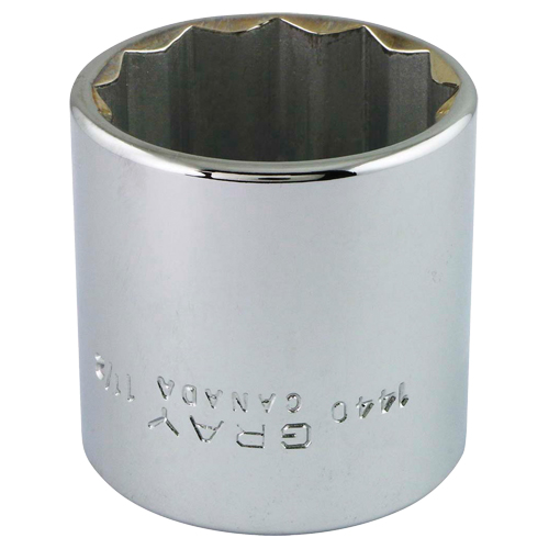 Socket, 1", 1/2" Drive, 12 Points NTL Industrial