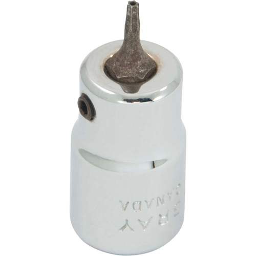 Bit Socket, Torx&reg;, T7 x 2-1/8" L, 3/8" Drive NTL Industrial