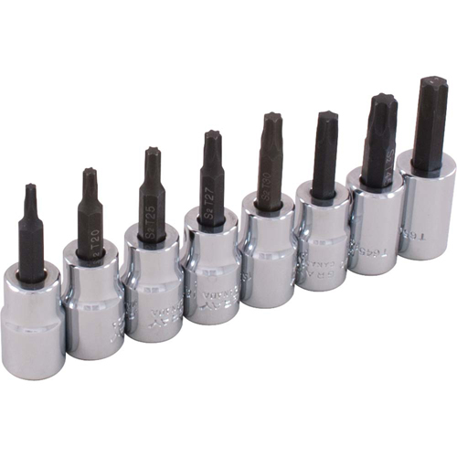 Jeu de douilles, Torx, Prise 3/8", 8 mrcx NTL Industrial