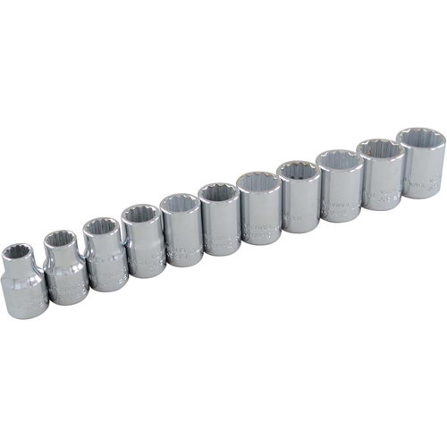 Jeu de douilles, 11 Mcx, Prise de 3/8" NTL Industrial