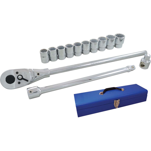 Jeu de douilles et accessoires, 15 Mcx, Prise de 3/4" NTL Industrial