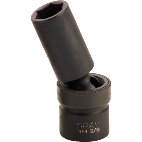 Douille &agrave; joint universel, Chocs, 3/8", Prise 1/2", 6 pans NTL Industrial