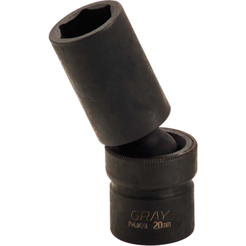 Universal Joint Socket , 10 mm, 1/2" Drive, 6 Points NTL Industrial