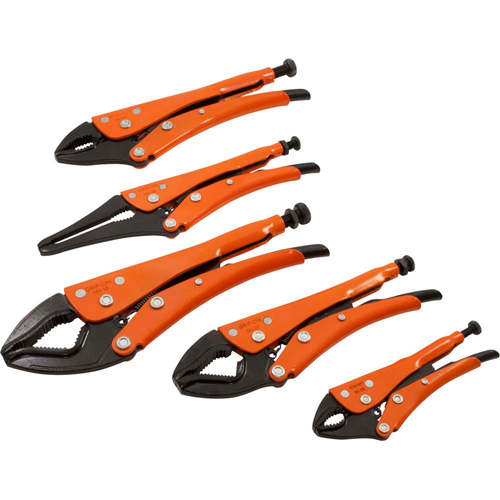 Locking Plier Set, 5 Pieces NTL Industrial