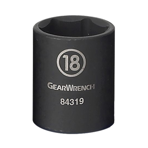 Socket, Impact, 11 mm, 3/8" Drive, 6 Points NTL Industrial