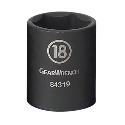 Socket, Impact, 13 mm, 3/8" Drive, 6 Points NTL Industrial