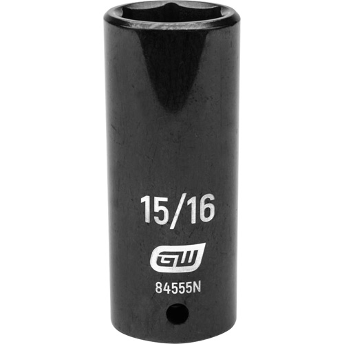 Socket, Impact, 15/16", 1/2" Drive, 6 Points, Deep NTL Industrial