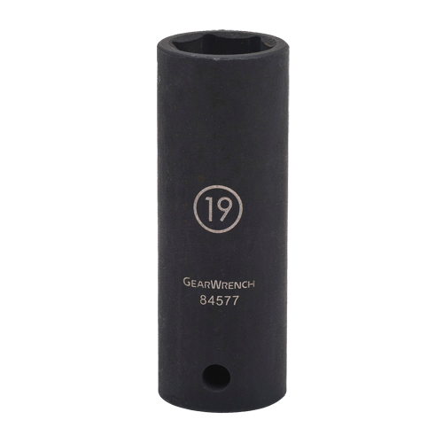 Socket, Impact, 17 mm, 1/2" Drive, 6 Points, Deep NTL Industrial