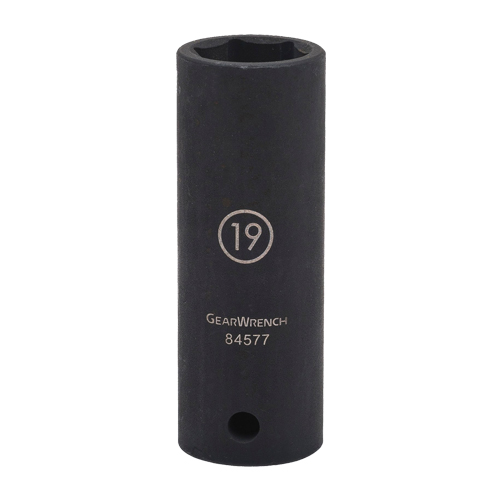 Socket, Impact, 24 mm, 1/2" Drive, 6 Points, Deep NTL Industrial