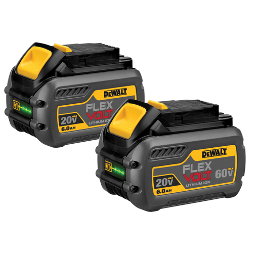 FlexVolt Batteries, Lithium-Ion, 60 V, 6 A NTL Industrial