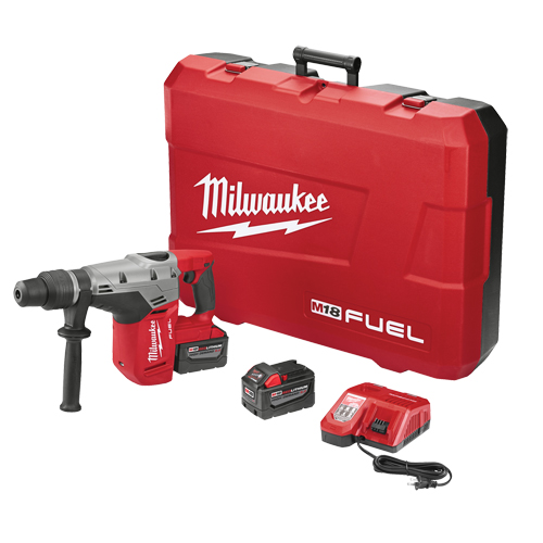M18 Fuel 1-9/16" SDS Max Hammer Drill Kit, 1-9/16" Chuck, 18 V NTL Industrial