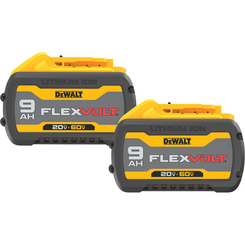 Blocs-piles FlexVolt, Lithium-ion, 20 V/60 V, 9 A NTL Industrial