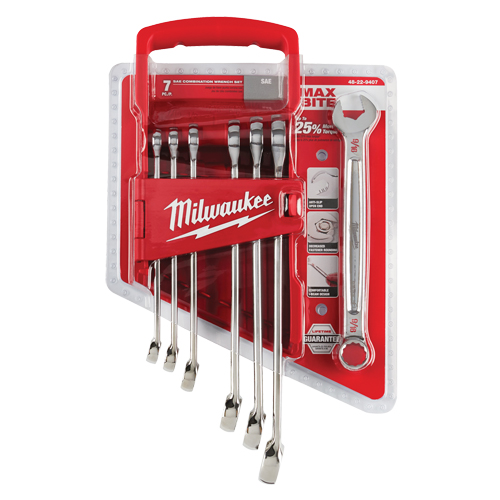 Combination Wrench Set, Combination, 7 Pieces, Imperial NTL Industrial