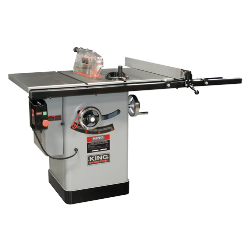 Cabinet Table Saw with Riving Knife, 230 V, 9.6 A, 3850 RPM NTL Industrial