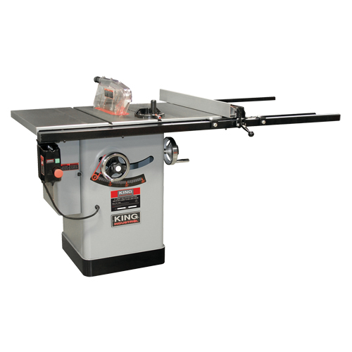 Cabinet Table Saw with Riving Knife, 230 V, 9.6 A, 3850 RPM NTL Industrial