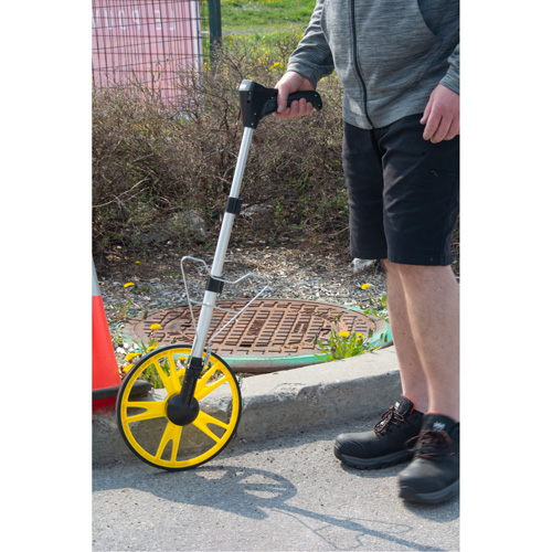 Digital Distance Measuring Wheel, 12.5"/31.8 cm, 99999.9 m Range, Feet/Metres NTL Industrial