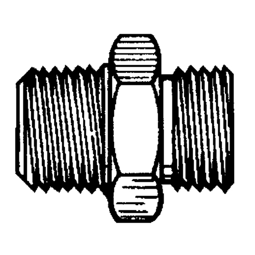 R&eacute;ducteur/adaptateur, 1/4" x 1/8" dia., Laiton NTL Industrial
