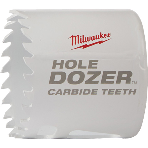 Scie &agrave; bouteur Hole Dozer avec dents au carbure, 2", Profondeur de la coupe 1-63/100", Carbure NTL Industrial