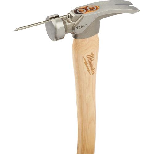 Smooth Face Framing Hammer, 19 oz., Wood Handle, 16" L NTL Industrial