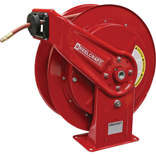 HD70000 Mobile Base Hose Reel, Air/Water, 3/8" x 75', Single Hose, 300 psi NTL Industrial