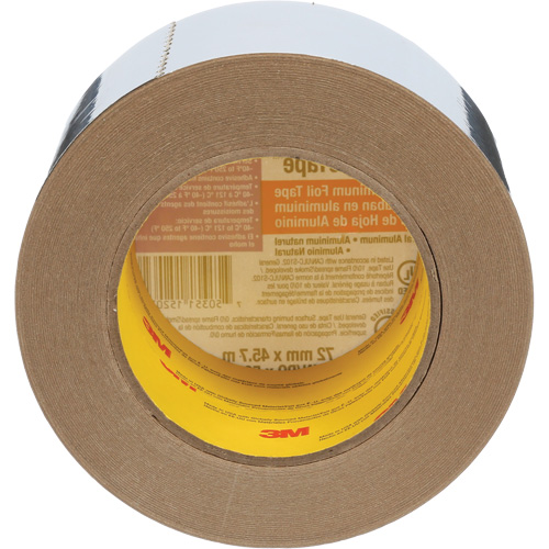 Ruban en aluminium Venture Tape, &eacute;paisseur 1,8 mils, 72 mm (3") x 45,7 m (150') NTL Industrial