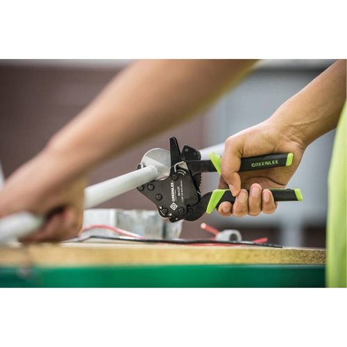 Cisaille &agrave; PVC &agrave; rochet ouverture rapide, Capacit&eacute; de 1-5/8" NTL Industrial