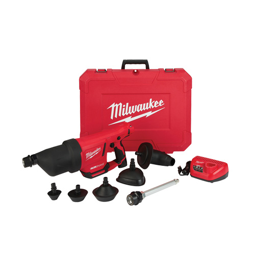 M12 Airsnake Drain Cleaning Air Gun Kit, Electric NTL Industrial