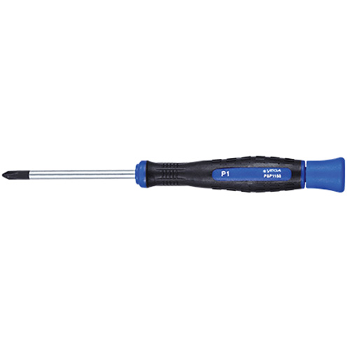 Phillips Precision Screwdriver, #0, 5-1/2" L, Cushion Grip Handle NTL Industrial
