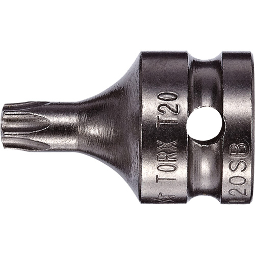 Socket Bit, Torx&reg; Tamper, 8 x 3/4" L, 1/4" Drive NTL Industrial