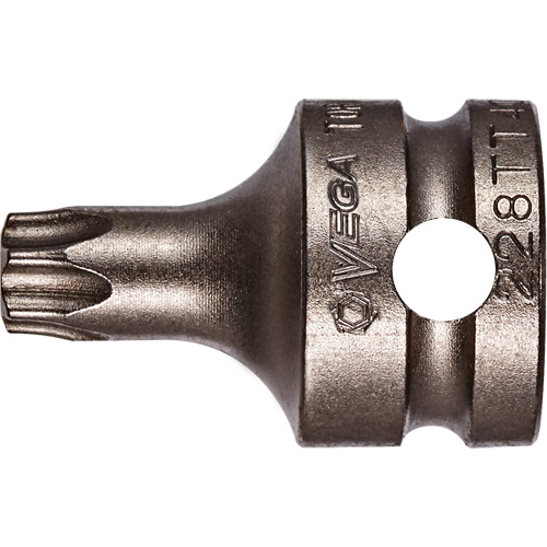 Socket Bit, Torx&reg; Tamper, 25 x 1" L, 3/8" Drive NTL Industrial