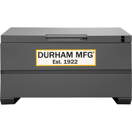 Boîte de rangement pour le chantier, 48" x 24" x 27-13/16", Acier, Gris NTL Industrial