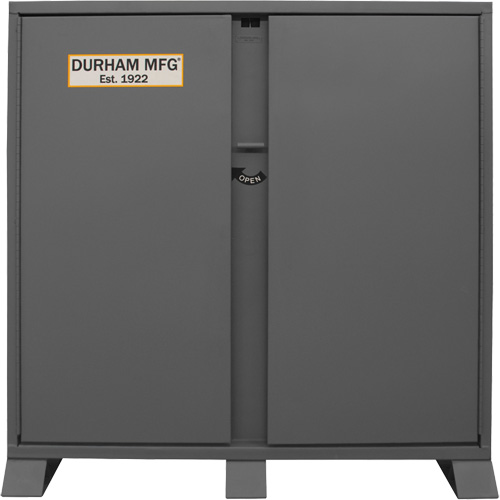 Armoire de rangement avec tablettes pour le chantier, Acier, 47,5 pi³, Gris NTL Industrial