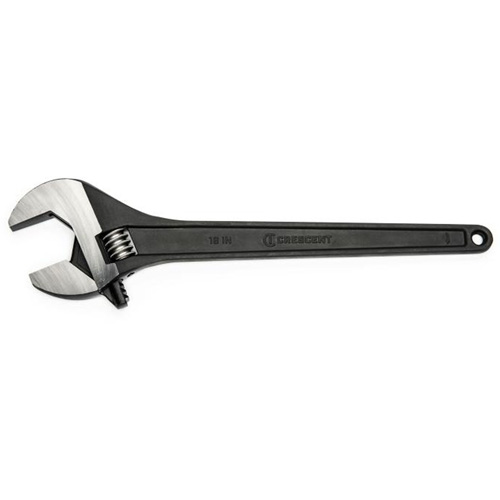 Cl&eacute; &agrave; molette, 18" lo, la max. 2", Noir NTL Industrial